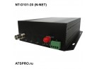 Комплект оптический приемник-передатчик видеосигнала NT-D101-20 (N-NET)
