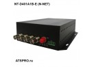 Комплект оптический приемник-передатчик видеосигнала NT-D401A1B-E (N-NET)
